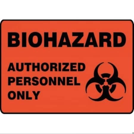 Accuform OSHA BIOHAZARD SAFETY SIGN  AUTHORIZED MBHZ501XL